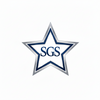 Star Logo with Uniform Letter Colors